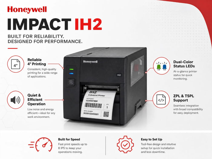 Honeywell Impact IH2 Thermal Printer 4in