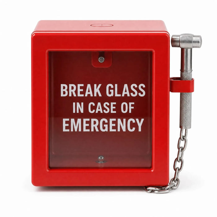 Emergency Break Glass Box 10x10x10