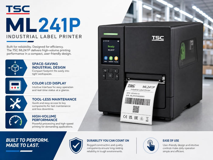 TSC ML241P Industrial Label Printer 203dpi