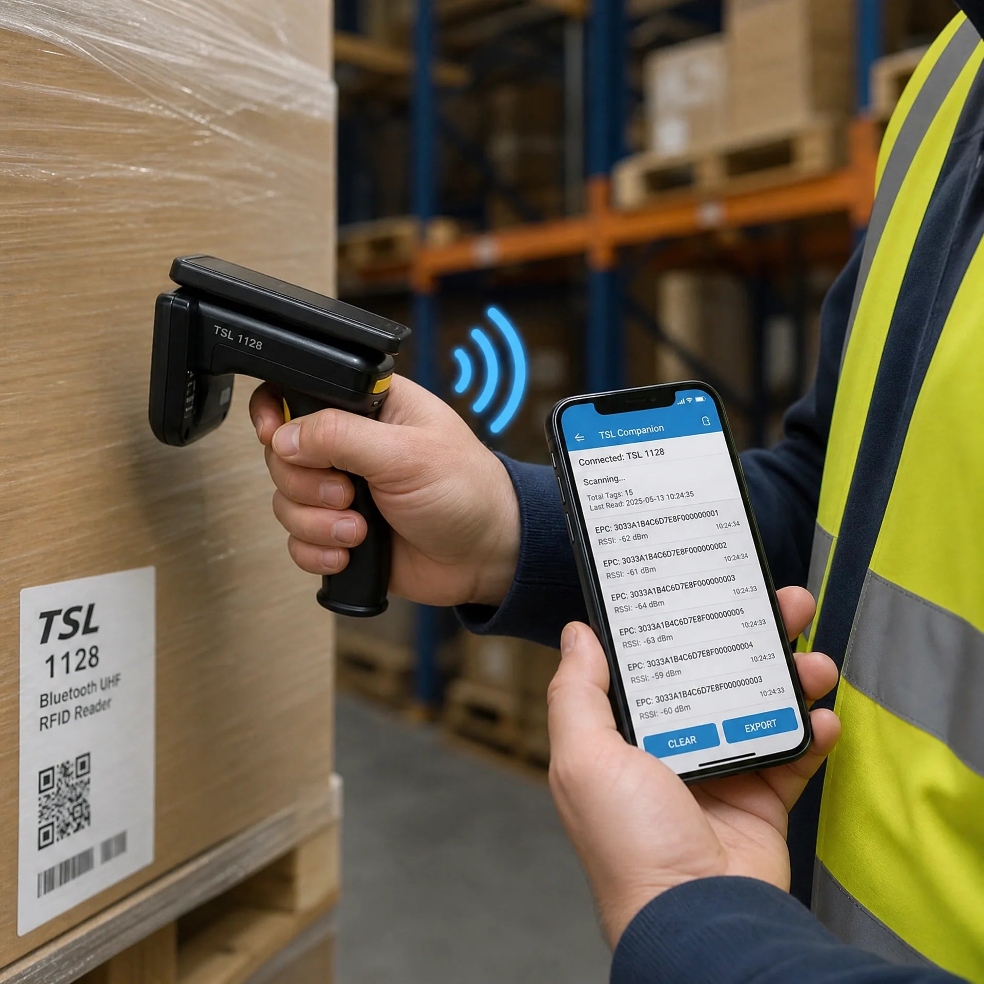 TSL 1128 UHF RFID Handheld Reader