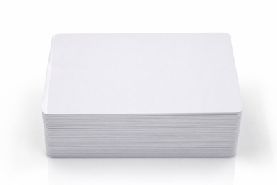 White PVC ID Cards Blank