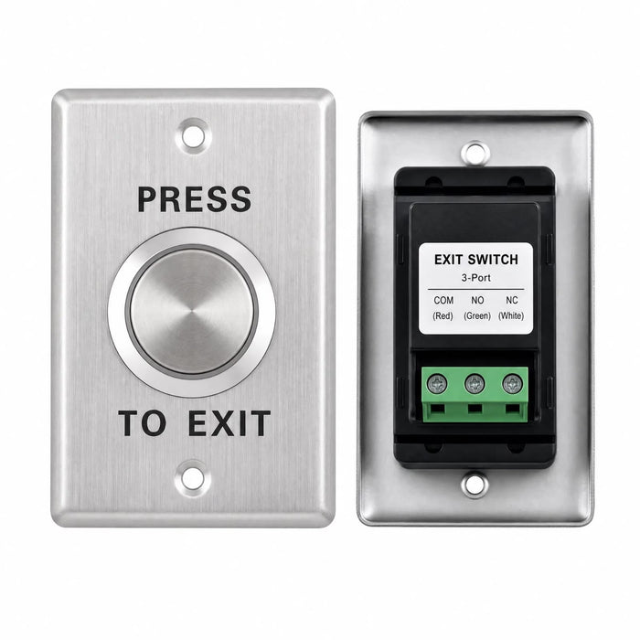 Exit Switch 3-Port Stainless Steel