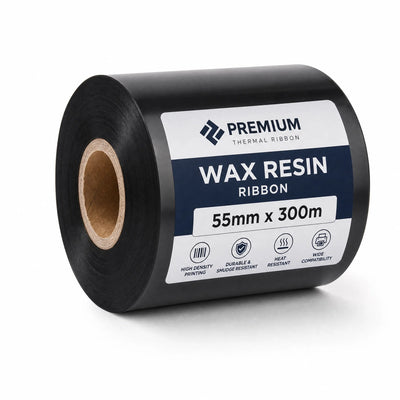 Premium Wax Resin Ribbon 55mm x 300m