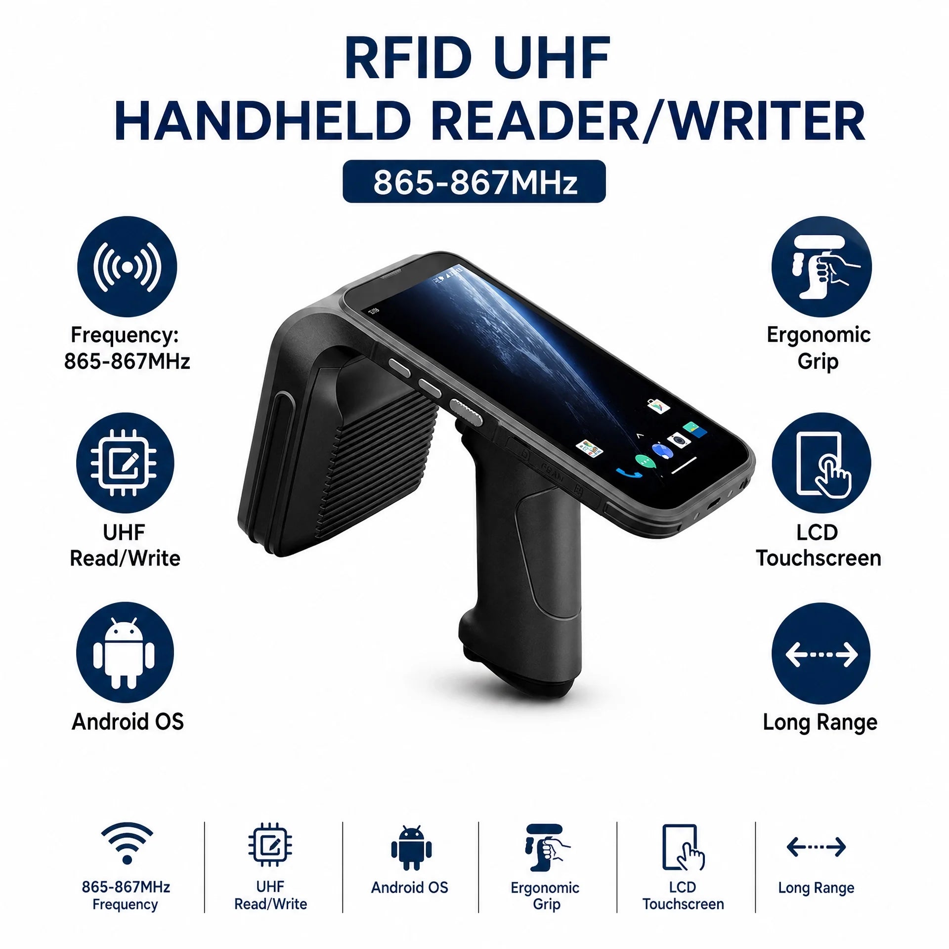 RFID UHF Handheld Reader/Writer