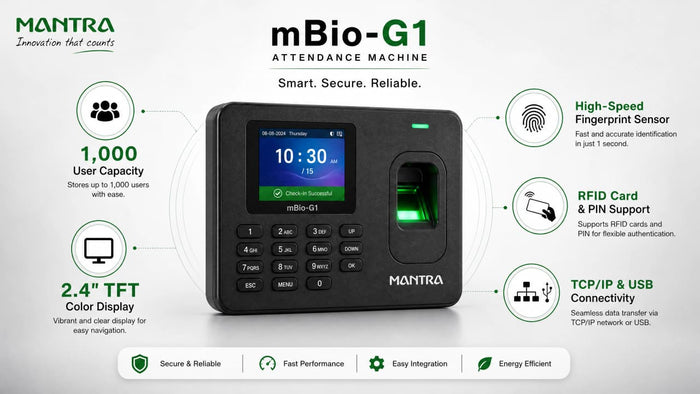 Mantra mFACE FA 200 LD Attendance Machine