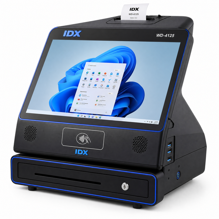 IDX WD-4125 Windows11 15.6in 8+128GB 3in printer