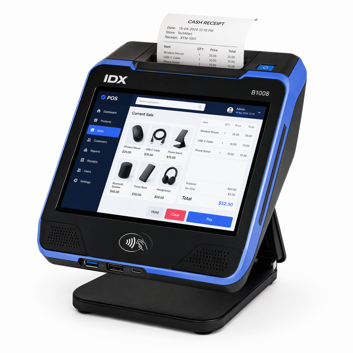 Android POS IDX B1008 8in 4+64GB Android 12