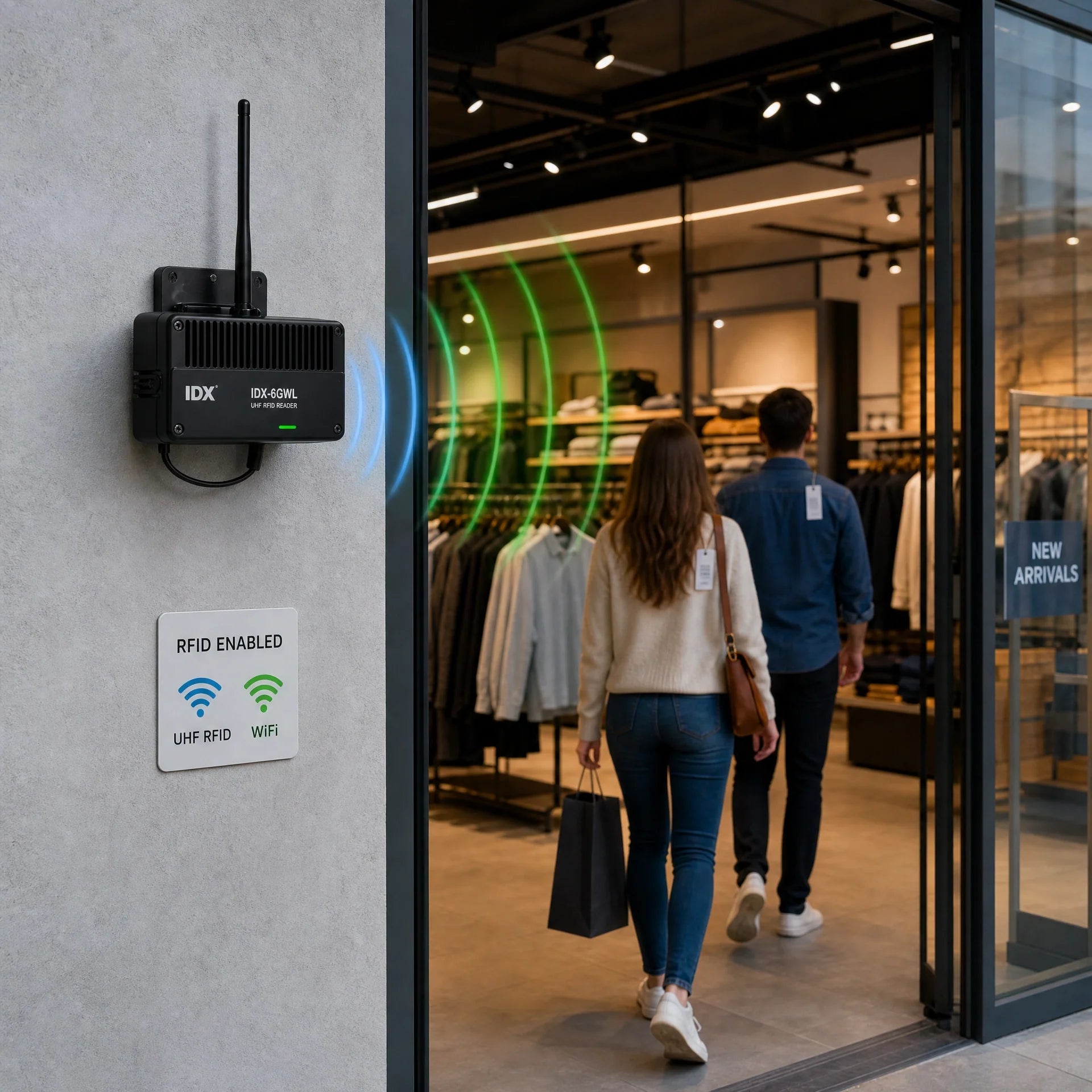 IDX-6GWL RFID UHF WiFi Integrated Reader