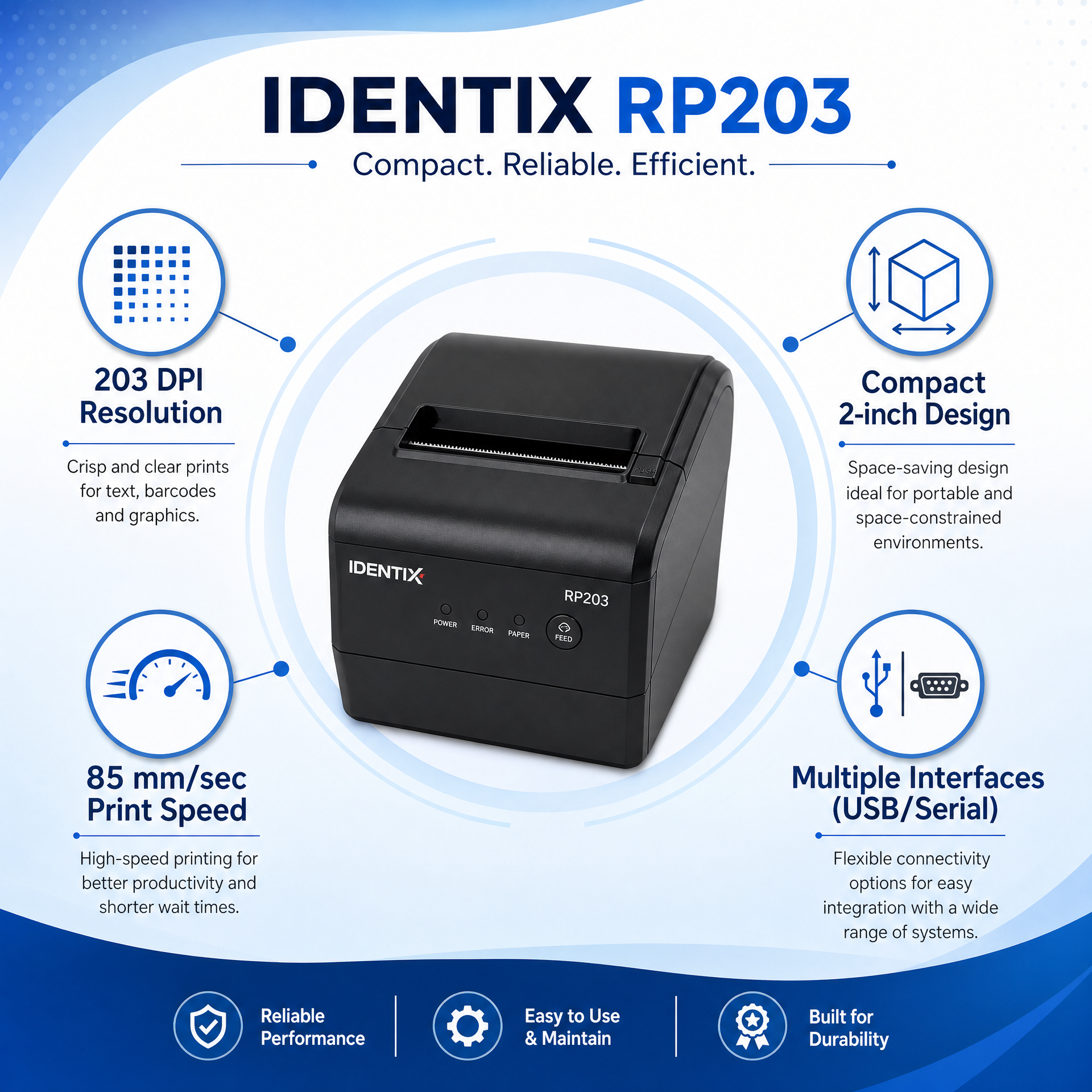 IDX RP203 Receipt Printer