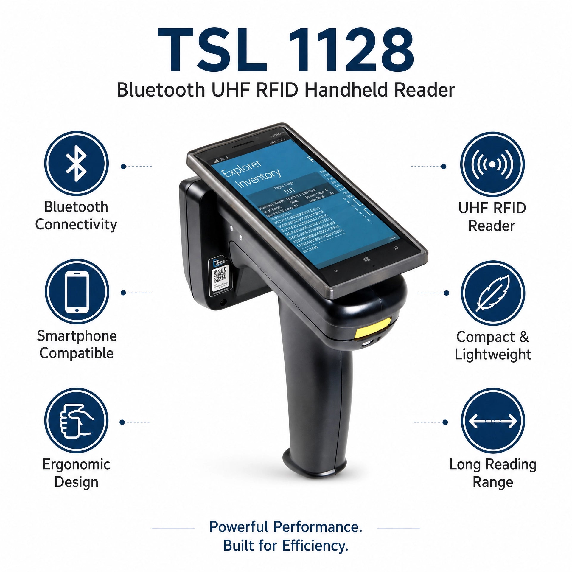 TSL 1128 Bluetooth UHF RFID Handheld Reader