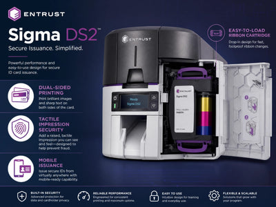 Entrust Sigma DS2 — Dual-Sided Secure ID Card Printer