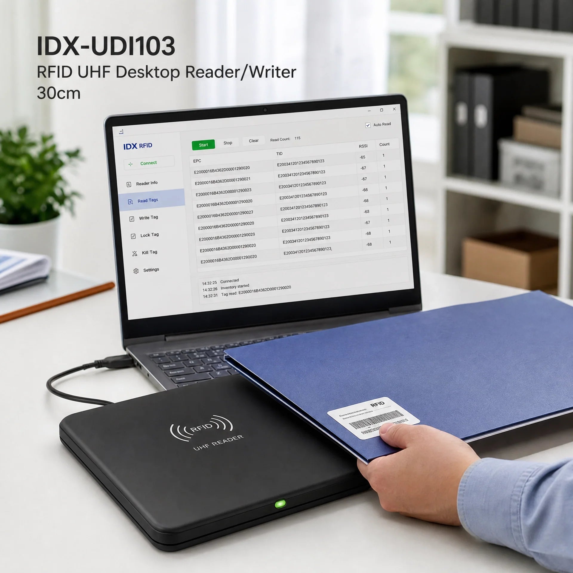 IDX-UDI103 RFID UHF Desktop Reader