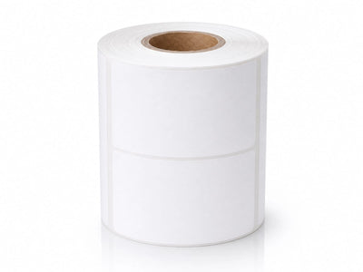 Direct Thermal White Label Rolls 100x60mm